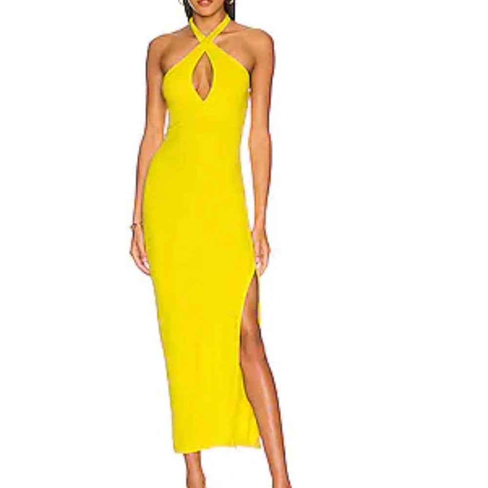 Tyra Dress in Yellow